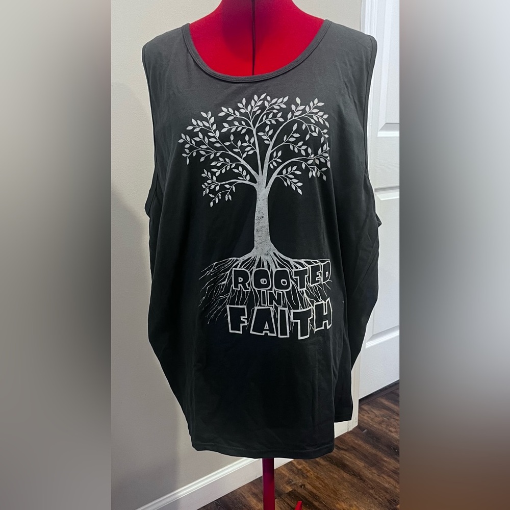 District Black Graphic Tank Top